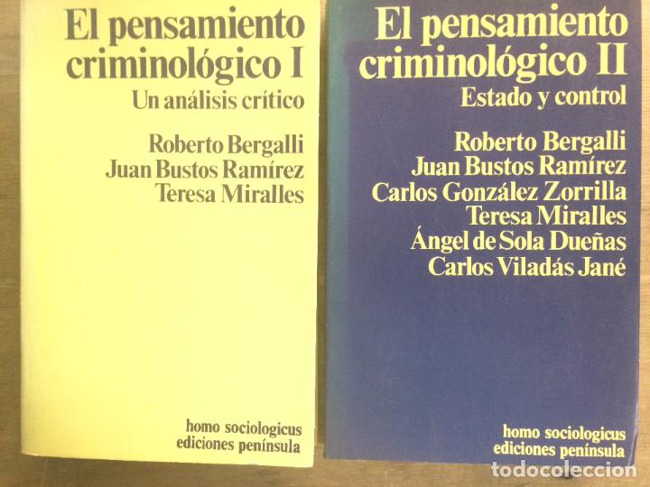Gebrauchte B&uuml;cher: EL PENSAMIENTO CRIMINOL&Oacute;GICO. TOMOS I y II. V.V.A.A.