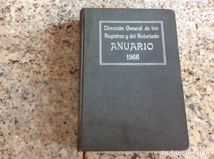 Libros de segunda mano: Anuario de la direcci&oacute;n general de los registros y del notariado 1966