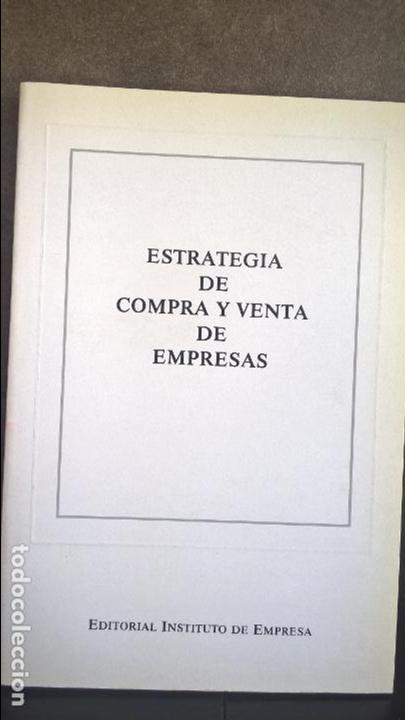 Libri di seconda mano: ESTRATEGIA DE COMPRA Y VENTA DE EMPRESAS (MADRID, 22 Y 23 DE NOVIEMBRE DE 1983).