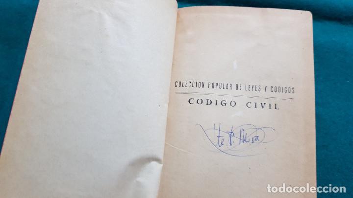 Libros de segunda mano: CODIGO CIVIL (1965) ED. GONGORA - Foto 2