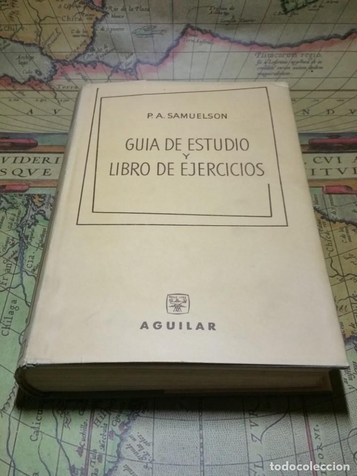 Libros de segunda mano: GU&Iacute;A DE ESTUDIO Y LIBRO DE EJERCICIOS- 1964 P. A. SAMUELSON- 2&ordf; ED.-CURSO DE ECONOM&Iacute;A MODERNA - Foto 1