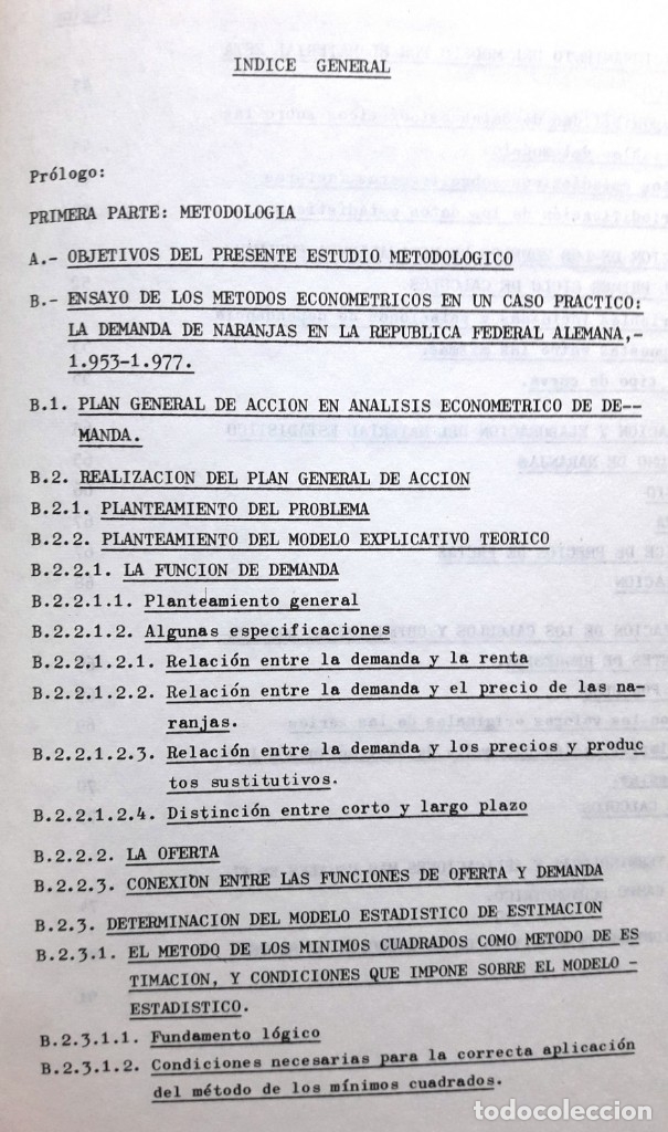Libros de segunda mano: UNA INTRODUCCI&Oacute;N A LA PR&Aacute;CTICA ECONOM&Eacute;TRICA (CSIC 1979) SIN USAR - Foto 2