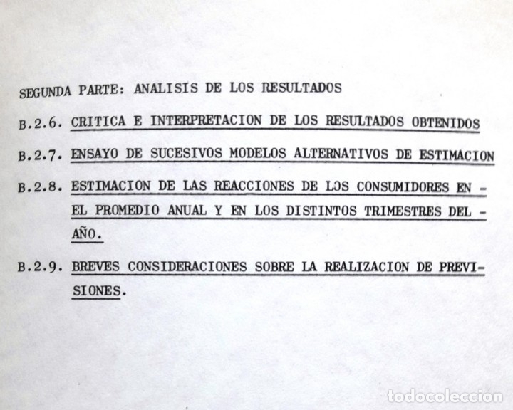 Libros de segunda mano: UNA INTRODUCCI&Oacute;N A LA PR&Aacute;CTICA ECONOM&Eacute;TRICA (CSIC 1979) SIN USAR - Foto 4