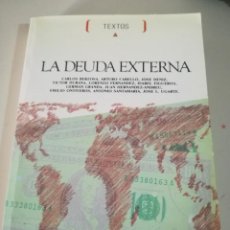 Libros de segunda mano: LA DEUDA EXTERNA ( ED. IEPALA) VARIOS AUTORES 1987 REF. GAR 3. Lote 134070874