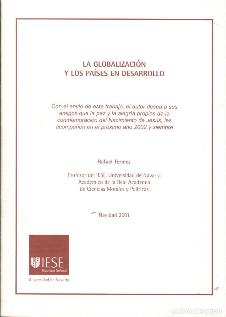 Libros de segunda mano: SIETE CONFERENCIAS DE RAFAEL TERMES CARRER&Oacute;