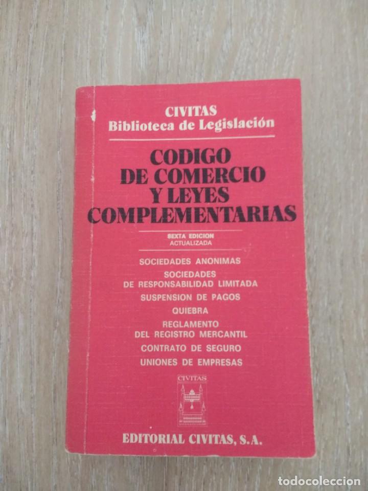 Libros de segunda mano: C&Oacute;DIGO DE COMERCIO Y LEYES COMPLEMENTARIAS. EDITORIAL CIVITAS - Foto 1