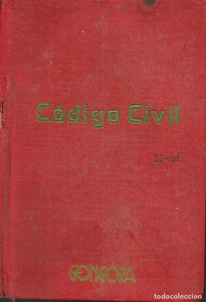 Libros de segunda mano: C&oacute;digo Civil. An&oacute;nimo - Foto 1