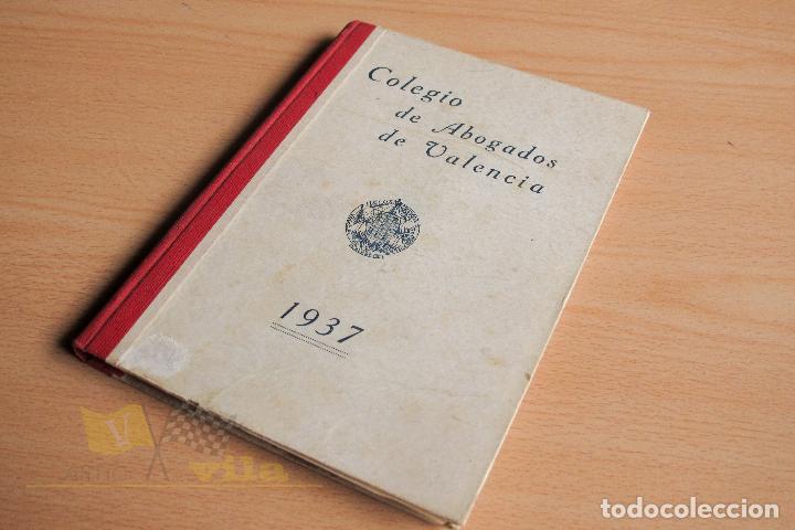 Second hand books: Colegio de Abogados de Valencia - 1937