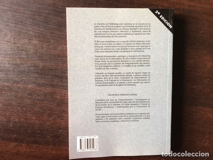 Libros de segunda mano: Temas de introducci&oacute;n al marketing. Francisco Serrano - Foto 2