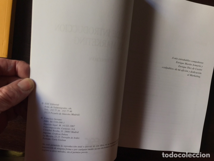 Libros de segunda mano: Temas de introducci&oacute;n al marketing. Francisco Serrano - Foto 3