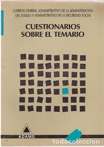 Second hand books: Cuestionarios sobre el Temario - VV. AA.