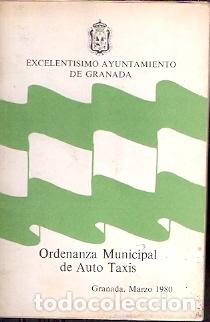 Second hand books: Ordenanza Municipal de Auto Taxis - VV. AA.