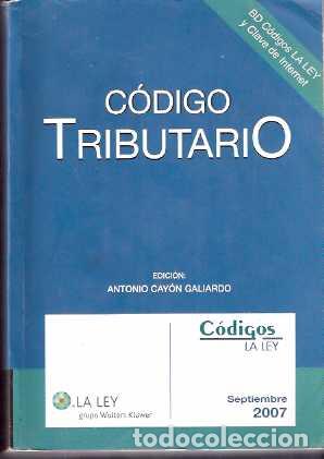Libros de segunda mano: C&oacute;digo Tributario - Cay&oacute;n Galiardo, Antonio - Foto 1