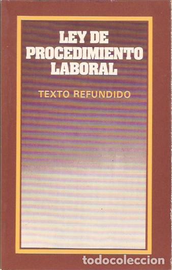 Libros de segunda mano: Ley de procedimiento laboral - VV. AA. - Foto 1