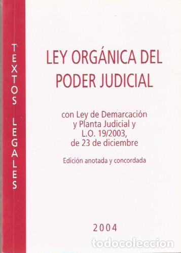 Libros de segunda mano: Ley org&aacute;nica del poder judicial - VV. AA. - Foto 1