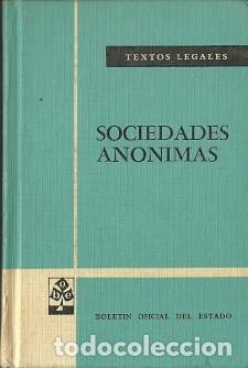 Libros de segunda mano: Sociedades an&oacute;nimas - VV. AA. - Foto 1