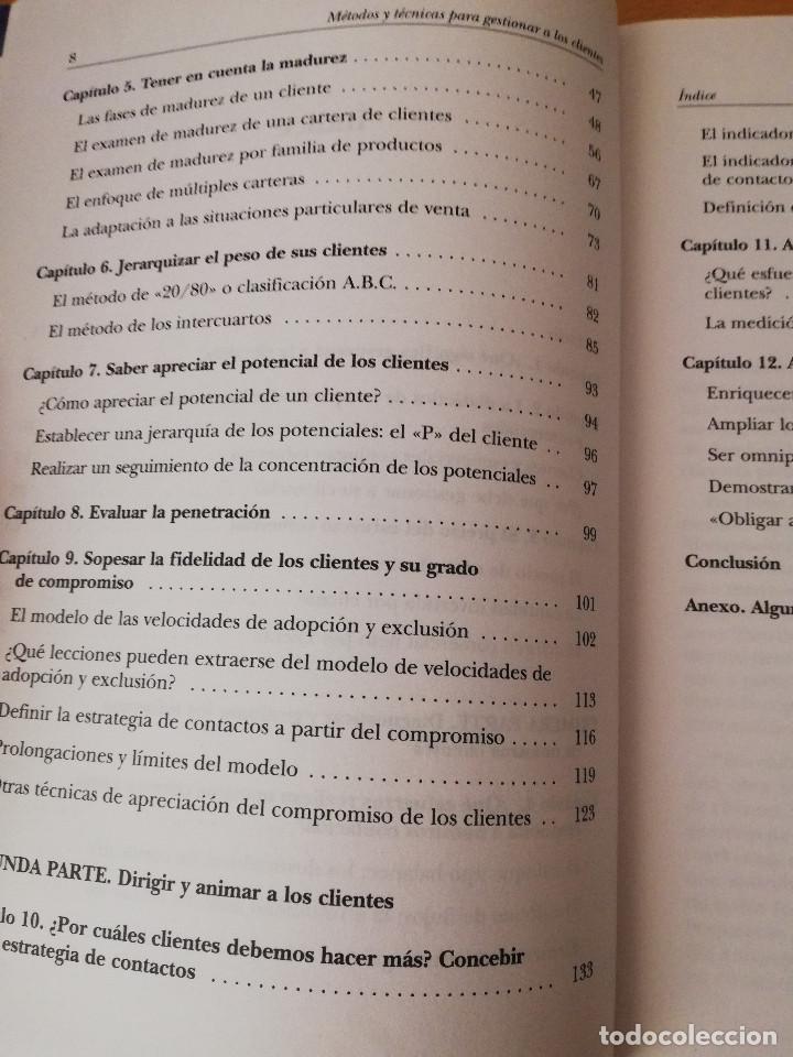 Libros de segunda mano: METODOS Y TECNICAS PARA GESTIONAR A LOS CLIENTES (PASCAL PY) GESTION 2000.COM - Foto 3
