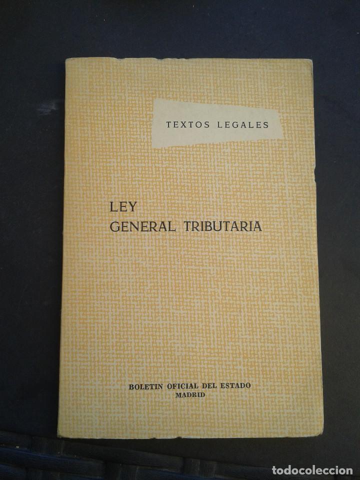 Libros de segunda mano: LEY GENERAL TRIBUTARIA. 1964 - Foto 1