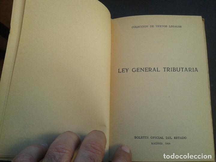 Libros de segunda mano: LEY GENERAL TRIBUTARIA. 1964 - Foto 2