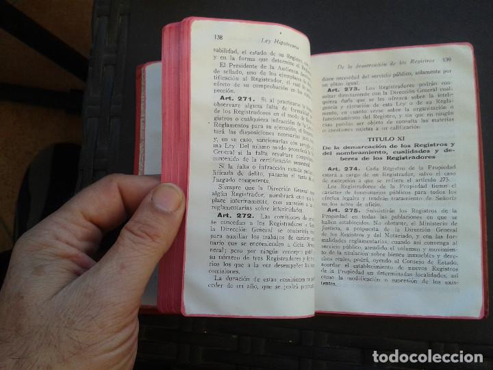 Libros de segunda mano: LEY Y REGLAMENTO HIPOTECARIOS - Foto 4