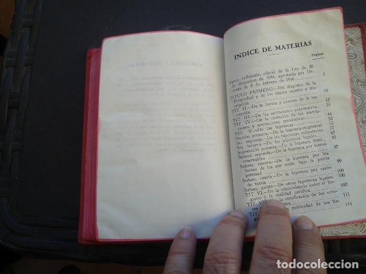 Libros de segunda mano: LEY Y REGLAMENTO HIPOTECARIOS - Foto 5