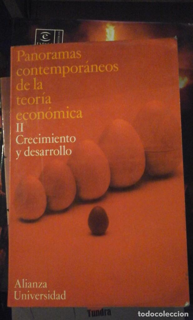 Libros de segunda mano: PANORAMAS CONTEMPOR&Aacute;NEOS DE LA TEOR&Iacute;A ECON&Oacute;MICA. II.-Crecimiento y Desarrollo (Madrid, 1970)