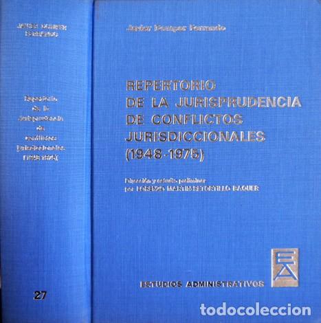 Second hand books: DOMPER, Javier. Repertorio de la Jurisprudencia de Conflictos Jurisdiccionales (1948-1975). 1978.