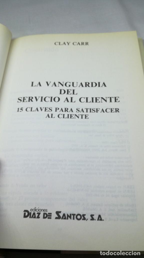 Libros de segunda mano: LA VANGUARDIA DE SERVICIO AL CLIENTE - CLAY CARR - Foto 7