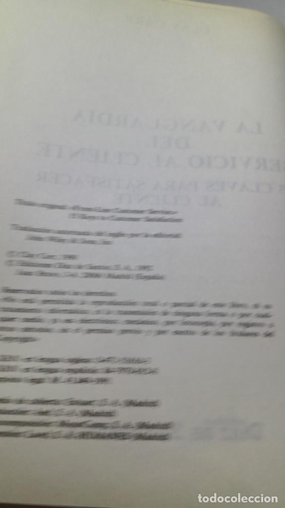 Libros de segunda mano: LA VANGUARDIA DE SERVICIO AL CLIENTE - CLAY CARR - Foto 8