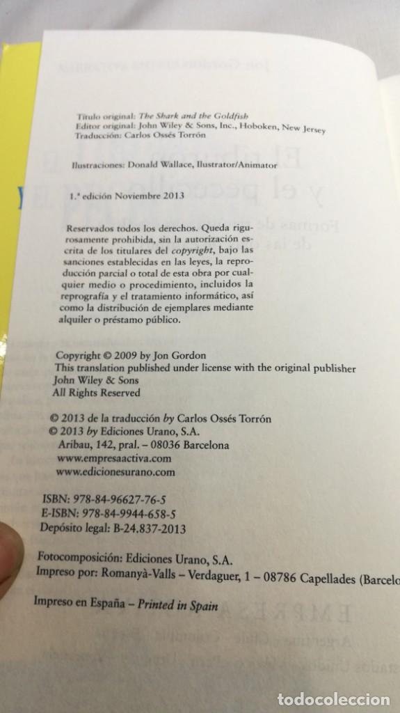 Libros de segunda mano: EL TIBURON Y EL PECECILLO - JON GORDON - Foto 9