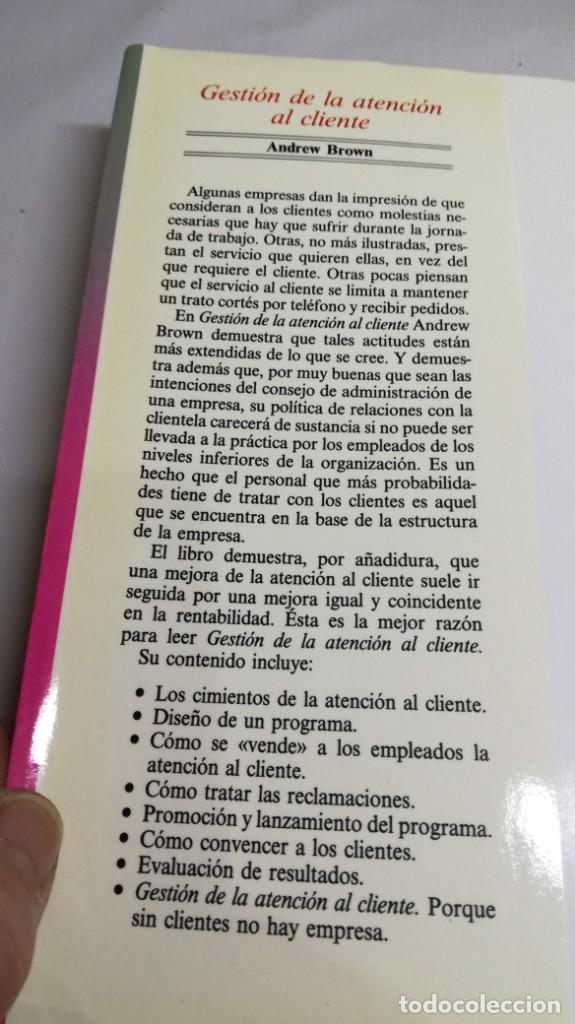 Libros de segunda mano: GESTI&Oacute;N DE LA ATENCI&Oacute;N AL CLIENTE - BROWN, Andrew - Foto 4