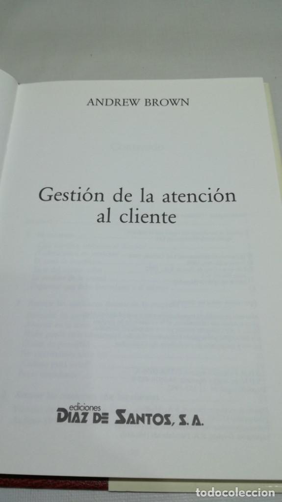 Libros de segunda mano: GESTI&Oacute;N DE LA ATENCI&Oacute;N AL CLIENTE - BROWN, Andrew - Foto 6