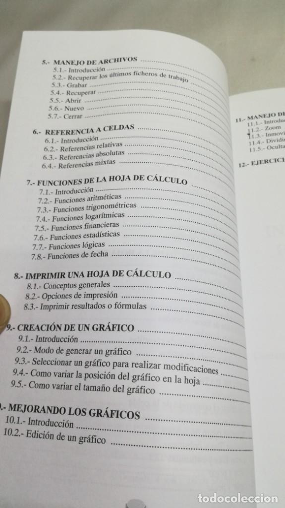 Libros de segunda mano: HOJAS DE CALCULO CEPYME - Foto 8