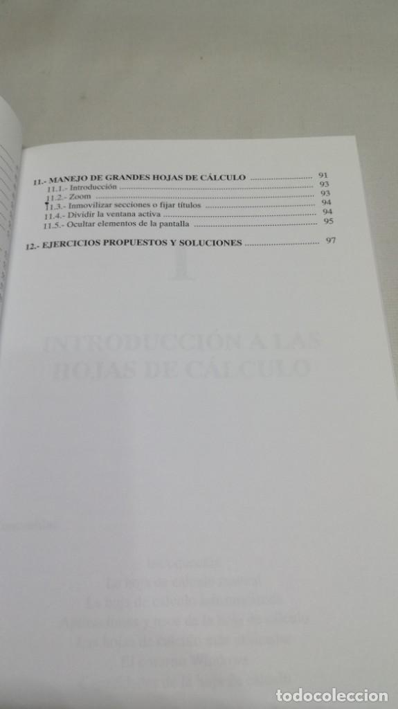 Libros de segunda mano: HOJAS DE CALCULO CEPYME - Foto 9