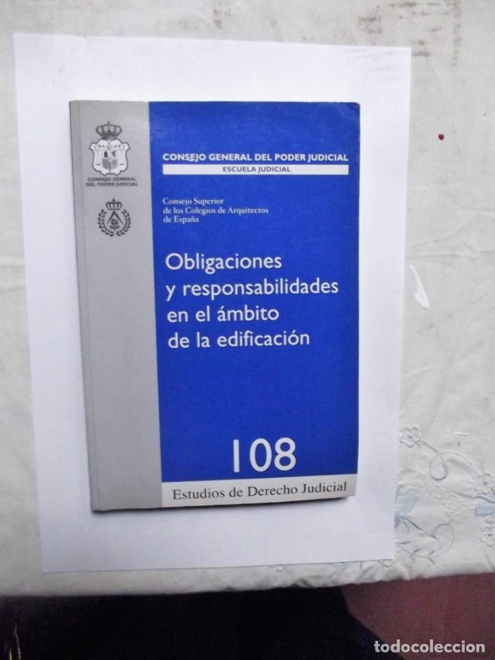 Libros de segunda mano: OBLIGACIONES Y RESPONSABILIDADES EN EL AMBITO DE LA EDIFICACION - Foto 1