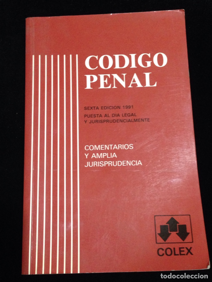 Libros de segunda mano: Codigo penal,editorial colex,a&ntilde;o 1991. - Foto 1