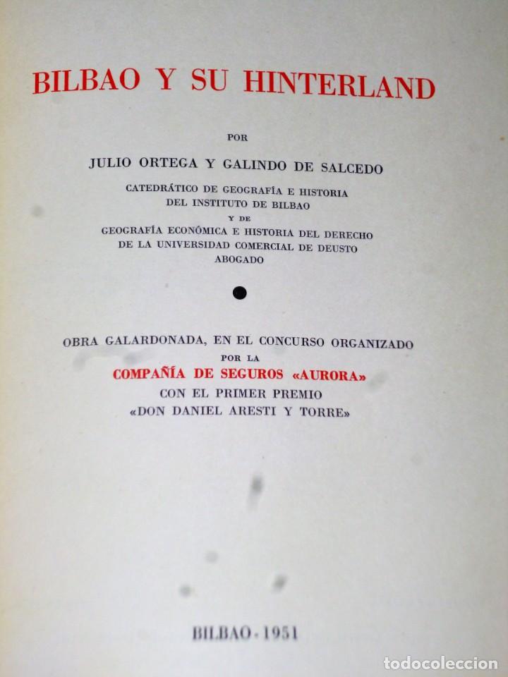 Libros de segunda mano: BILBAO Y SU HINTERLAND&nbsp; - Foto 3