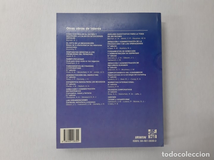 Libros de segunda mano: Marketing - E. Jerome McCarthy, William D. Perreault - Foto 4