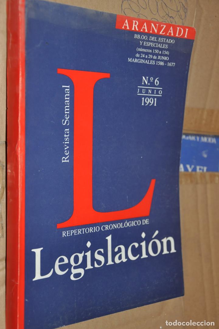 Libros de segunda mano: revista repertorio cronologico de legislacion, n&ordm; 6 junio 1991, ver tarifas economicas envios