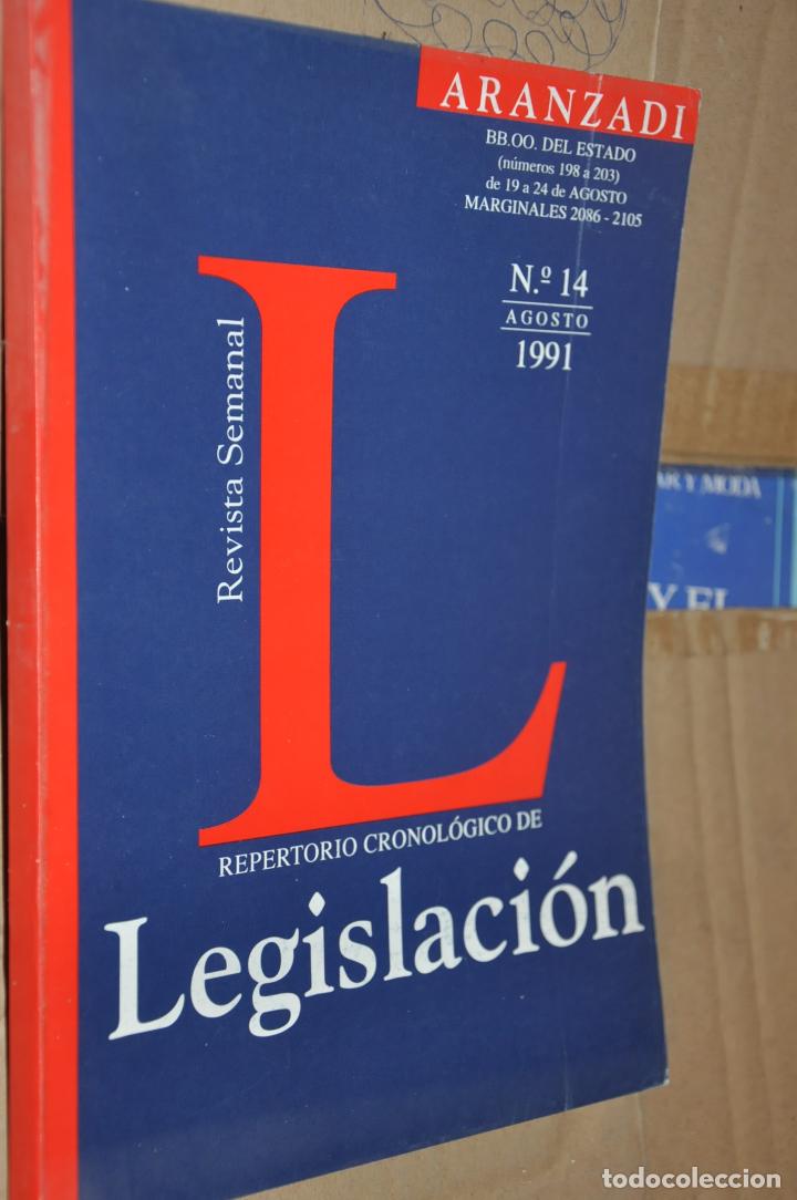 Libros de segunda mano: revista repertorio cronologico de legislacion, n&ordm; 14 agosto 1991, ver tarifas economicas envios