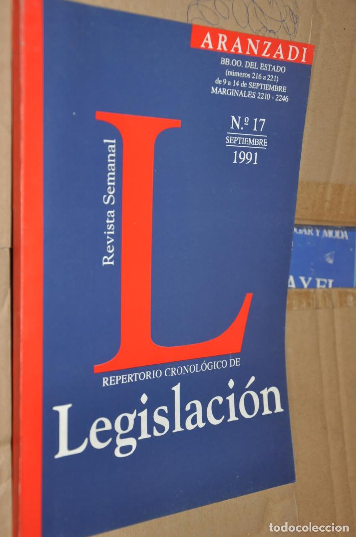Libros de segunda mano: revista repertorio cronologico de legislacion, n&ordm; 17 septiembre  1991, ver tarifas economicas envios