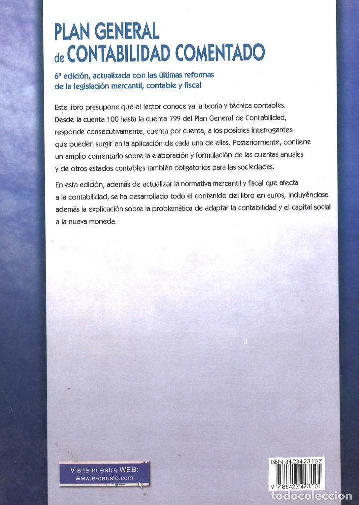 Plan General De Contabilidad Comentado Edicion Comprar Libros De Derecho Economia Y Comercio En Todocoleccion 151821894