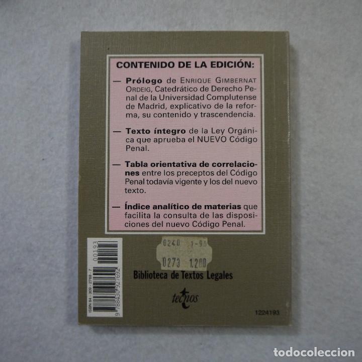Libros de segunda mano: C&Oacute;DIGO PENAL - EDITORIAL TECNOS - 1995 - Foto 2