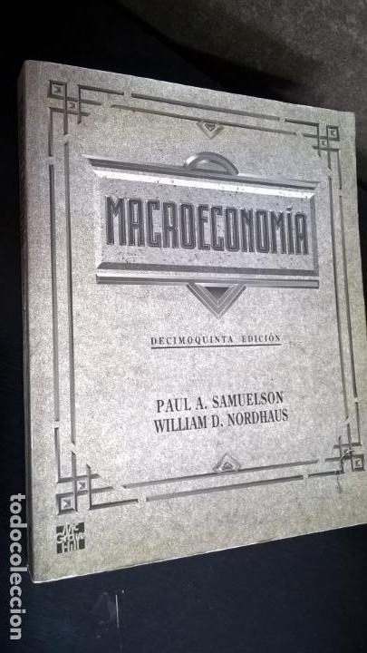 Libros de segunda mano: MACROECONOMIA. PAUL A. SAMUELSON Y WILLIAM D. NORDHAUS. McGRAW HILL 1997. - Foto 1