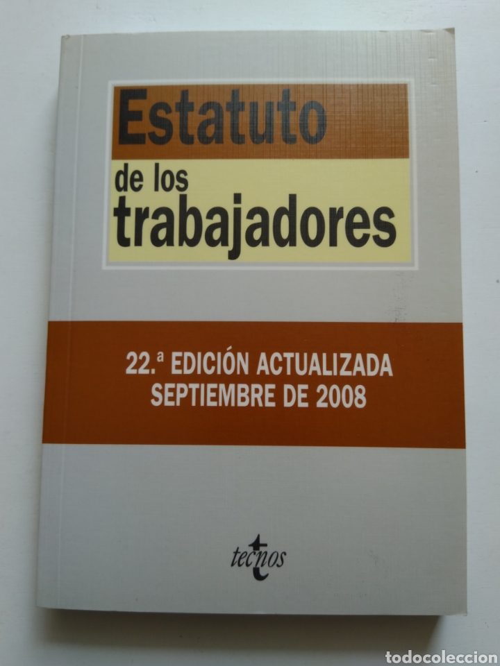 Libros de segunda mano: ESTATUTO DE LOS TRABAJADORES/TECNOS - Foto 1