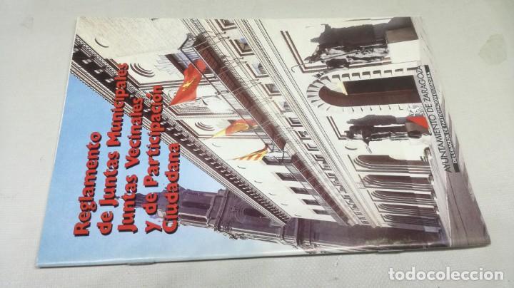 Second hand books: REGLAMENTO DE JUNTAS MUNICIPALES, JUNTAS VECINALES Y DE PARTICIPACI&Oacute;N CIUDADANA ZARAGOZA