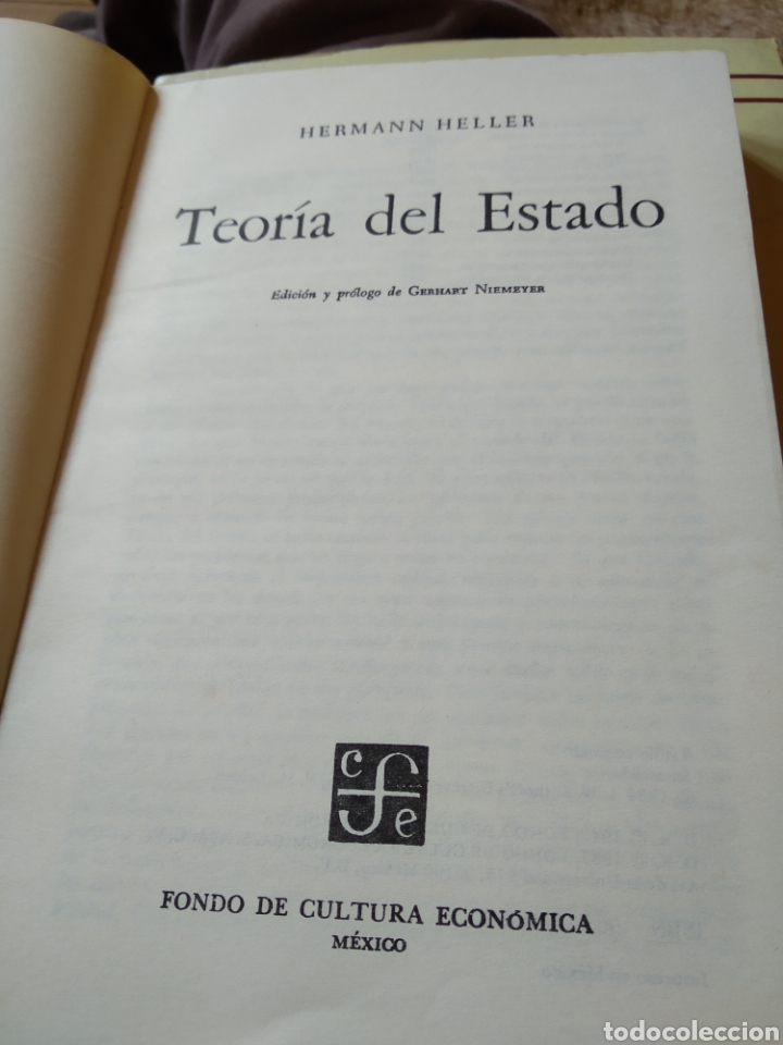 Libros de segunda mano: TEOR&Iacute;A DEL ESTADO. HERMANN HELLER #1305 - Foto 2