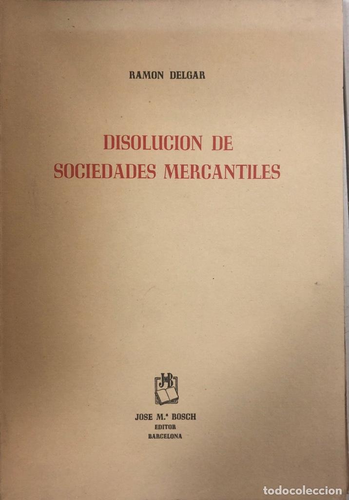 Disolucion De Sociedades Mercantiles Ramon Del Comprar Libros De Derecho Economía Y Comercio 2104