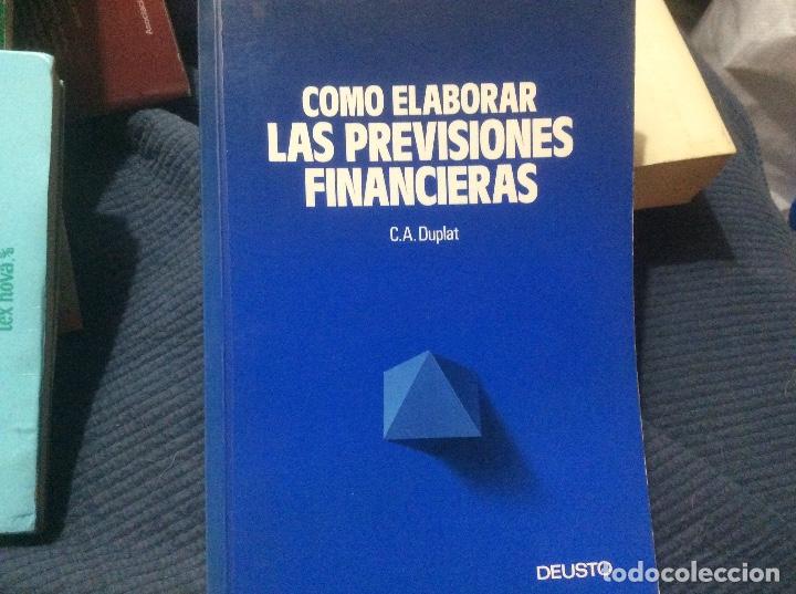 Gebrauchte B&uuml;cher: C&oacute;mo elaborar las previsiones financieras c a duplat