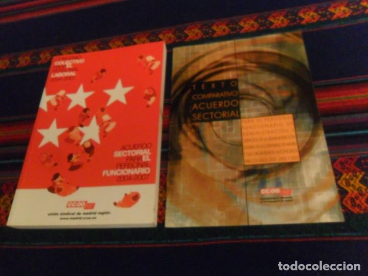 Second hand books: CONVENIO COLECTIVO PARA EL PERSONAL LABORAL 2004 2007 TEXTO  COMPARATIVO ACUERDO SECTORIAL 2001 CCOO